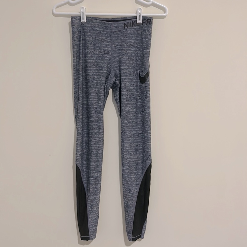 Nike Pro Dri Fit Training Active Full Length Leggings - Picture 2 of 7